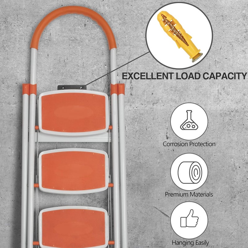KURUI 510Pcs Wall Hanging Kit with Anchors and Screws, Picture Hanging Kit for Wall Decor Art, Frame, Canvas, Dry Wall Anchors Assortment Kit for Sheetrock Concrete Brick, 6 Sizes Picture Hangers - Image 3